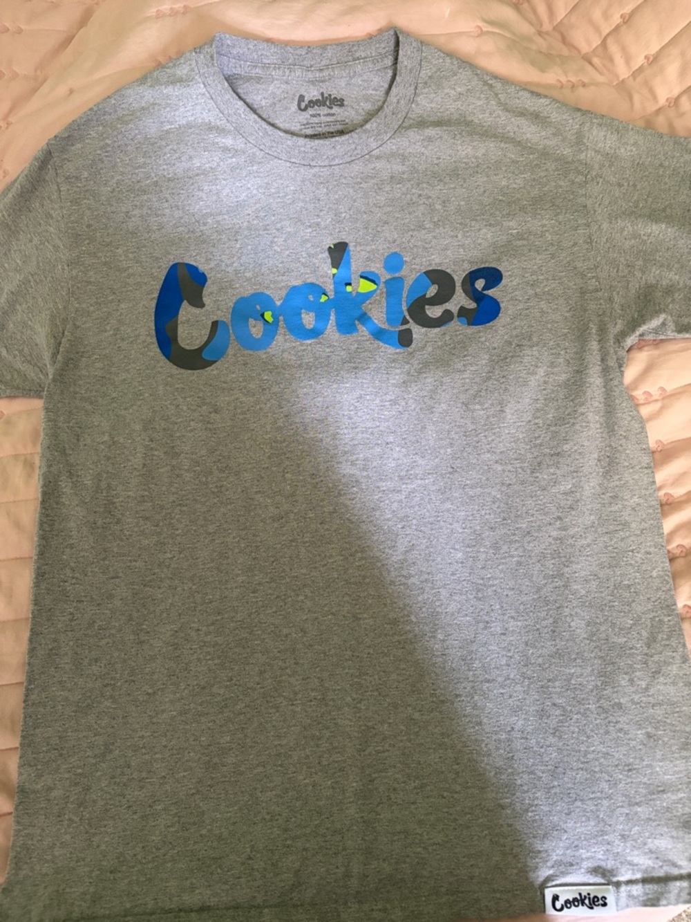 Cookies Logo Heather Gray Crewneck Tee